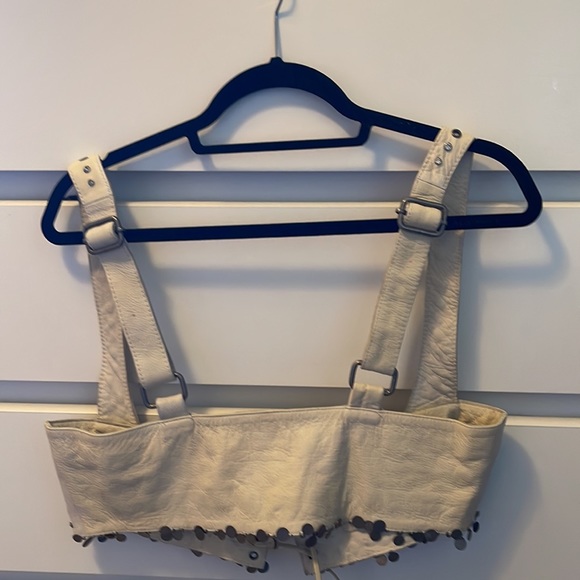 Free people Cow leather corset Sky full of Stars - Picture 5 of 7